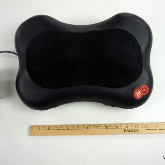 Tomigh Back Massage Model TM-718 DC 12V 2.0 Black Rotating w/ Kneading Heat - Picture 2 of 6